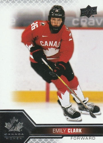 #56 Emily Clark - Canada - 2022-23 Upper Deck Team Canada Juniors Hockey