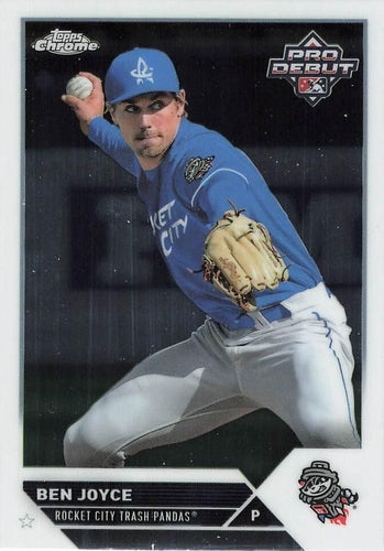 #PDC-56 Ben Joyce - Rocket City Trash Pandas - 2023 Topps Pro Debut - Chrome Baseball