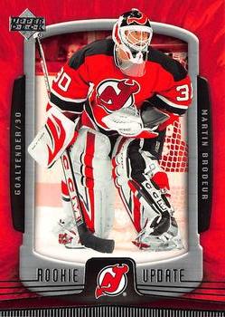 #56 Martin Brodeur - New Jersey Devils - 2005-06 Upper Deck Rookie Update Hockey