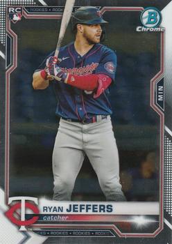 #56 Ryan Jeffers - Minnesota Twins - 2021 Bowman Chrome Baseball