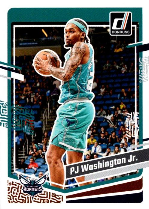 #56 PJ Washington Jr. - Charlotte Hornets - 2023-24 Donruss Basketball