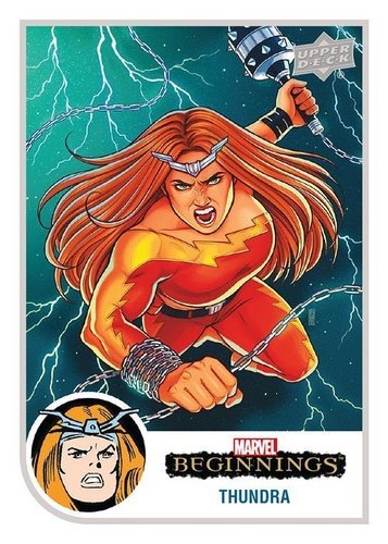 #56 Thundra - 2022 Upper Deck Marvel Beginnings