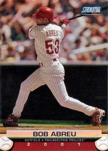 #56 Bob Abreu - Philadelphia Phillies - 2001 Stadium Club Baseball