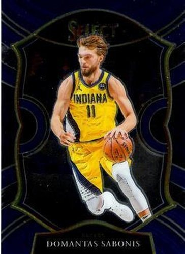 #56 Domantas Sabonis - Indiana Pacers - 2020-21 Panini Select - Blue Basketball