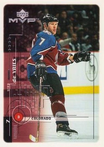 #56 Greg de Vries - Colorado Avalanche - 1998-99 Upper Deck MVP Hockey