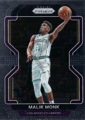 #56 Malik Monk - Los Angeles Lakers - 2021-22 Panini Prizm Basketball