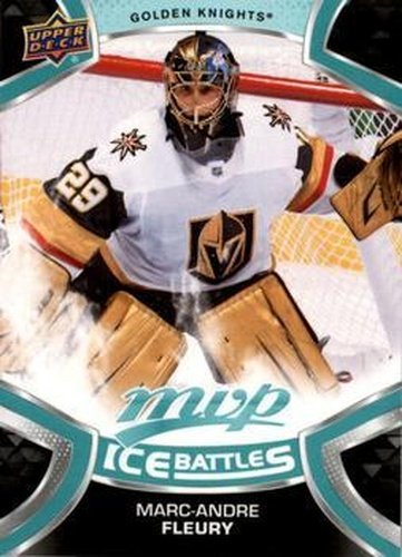 #56 Marc-Andre Fleury - Vegas Golden Knights - 2021-22 Upper Deck MVP - Ice Battles Hockey