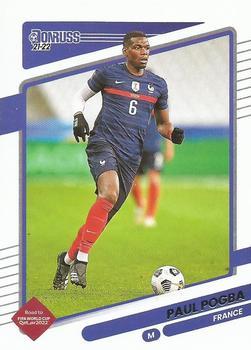 #56 Paul Pogba - France - 2021-22 Donruss Road to FIFA World Cup Qatar 2022 Soccer