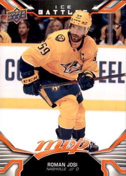 #56 Roman Josi - Nashville Predators - 2022-23 Upper Deck MVP - Ice Battles Hockey