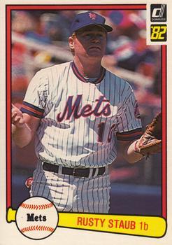 #56 Rusty Staub - New York Mets - 1982 Donruss Baseball