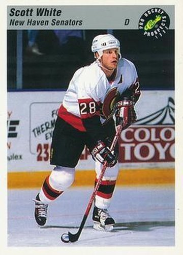 #56 Scott White - New Haven Senators - 1993 Classic Pro Prospects Hockey