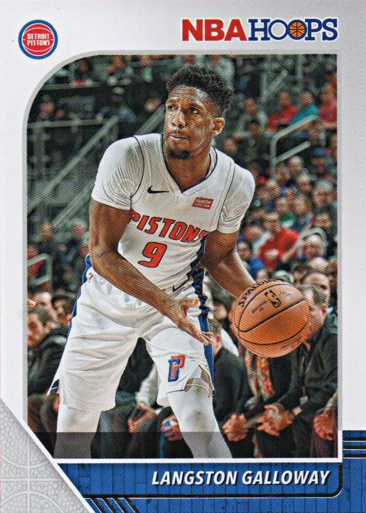 #56 Langston Galloway - Detroit Pistons - 2019-20 Hoops Basketball
