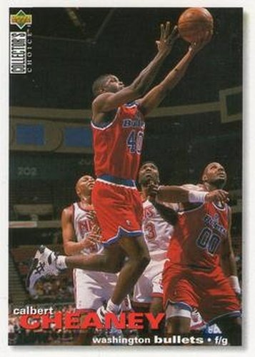 #56 Calbert Cheaney - Washington Bullets - 1995-96 Collector's Choice Basketball