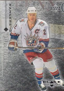#56 Brian Leetch - New York Rangers - 1998-99 Upper Deck Black Diamond Hockey
