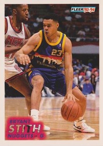 #56 Bryant Stith - Denver Nuggets - 1993-94 Fleer Basketball