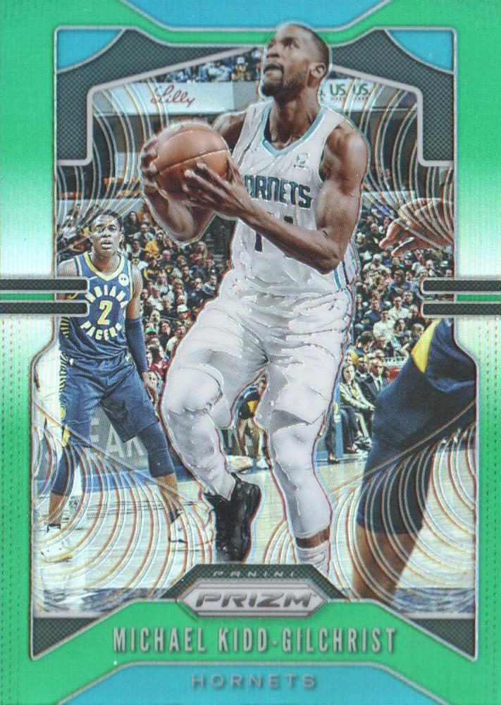 #56 Michael Kidd-Gilchrist - Charlotte Hornets - 2019-20 Panini Prizm - Prizms Green Basketball