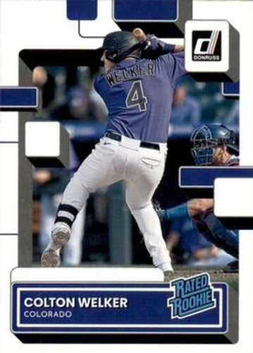 #56 Colton Welker - Colorado Rockies - 2022 Donruss Baseball