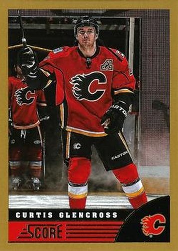 #56 Curtis Glencross - Calgary Flames - 2013-14 Score - Gold Hockey