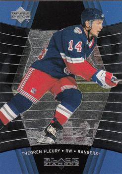 #56 Theoren Fleury - New York Rangers - 1999-00 Upper Deck Black Diamond Hockey