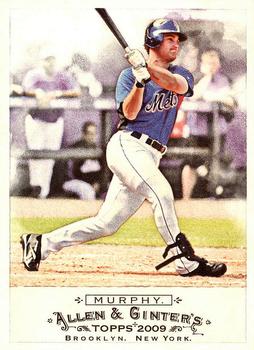 #56 Daniel Murphy - New York Mets - 2009 Topps Allen & Ginter Baseball