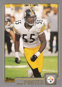 #56 Joey Porter - Pittsburgh Steelers - 2001 Topps Football