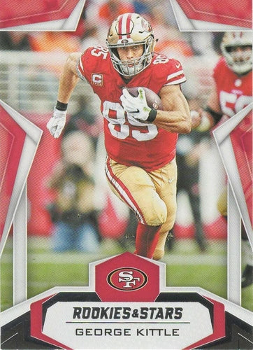 #56 George Kittle - San Francisco 49ers - 2019 Panini Rookies & Stars Football