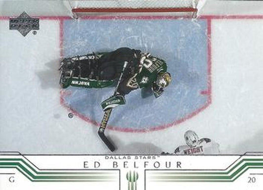 #56 Ed Belfour - Dallas Stars - 2001-02 Upper Deck Hockey