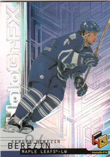 #56 Sergei Berezin - Toronto Maple Leafs - 1999-00 Upper Deck HoloGrFX Hockey