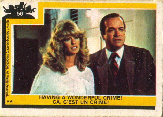 #56 Having a Wonderful Crime! - 1977 O-Pee-Chee Charlie's Angels