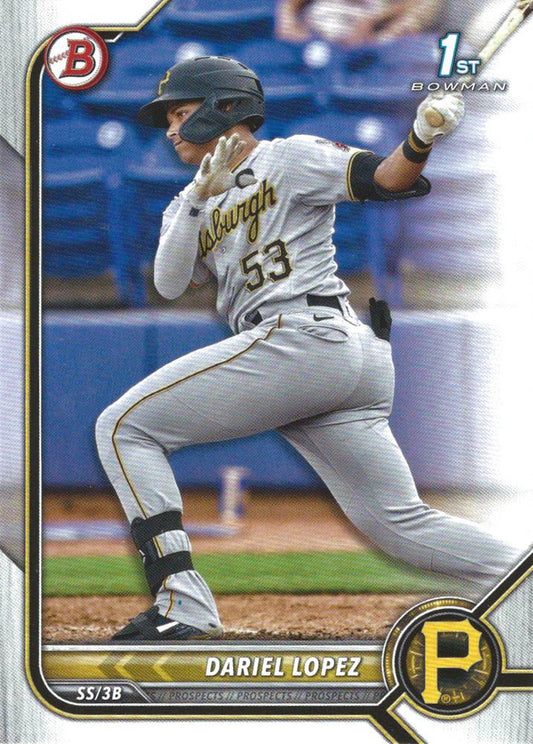 #BP-56 Dariel Lopez - Pittsburgh Pirates - 2022 Bowman - Prospects Baseball