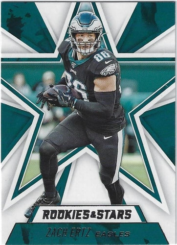#56 Zach Ertz - Philadelphia Eagles - 2020 Panini Rookies & Stars Football