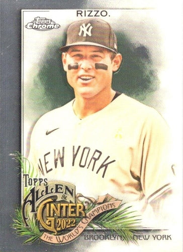 #56 Anthony Rizzo - New York Yankees - 2022 Topps Allen & Ginter Chrome Baseball