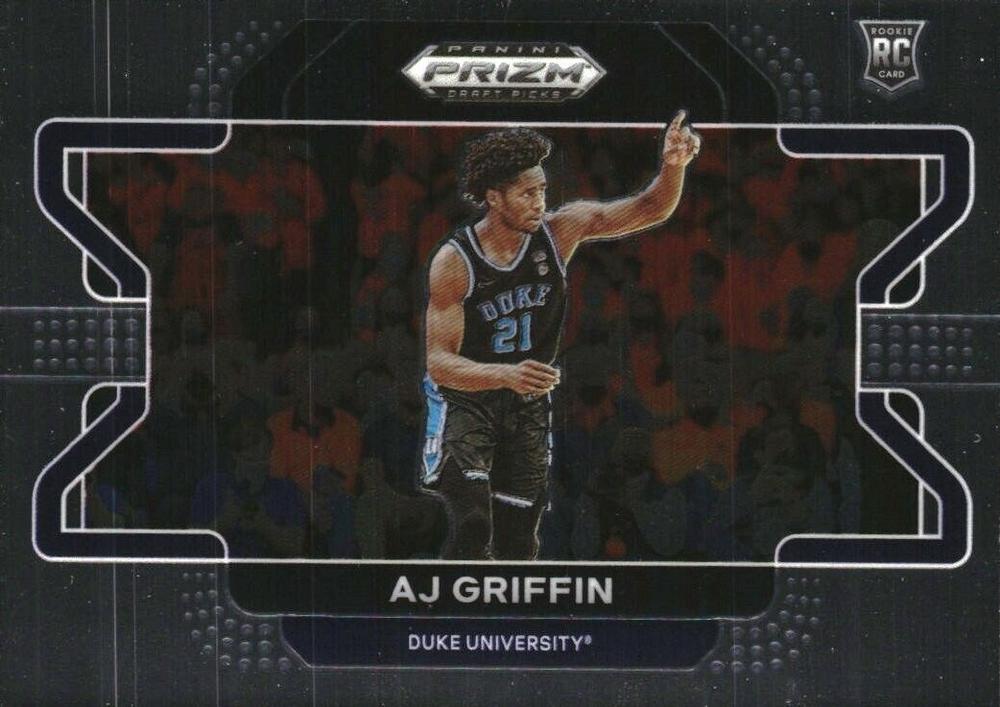 #56b AJ Griffin - Duke Blue Devils - 2022 Panini Prizm Draft Picks Basketball