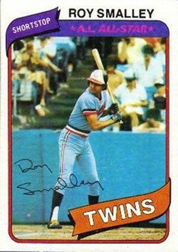 #570 Roy Smalley - Minnesota Twins - 1980 Topps Baseball