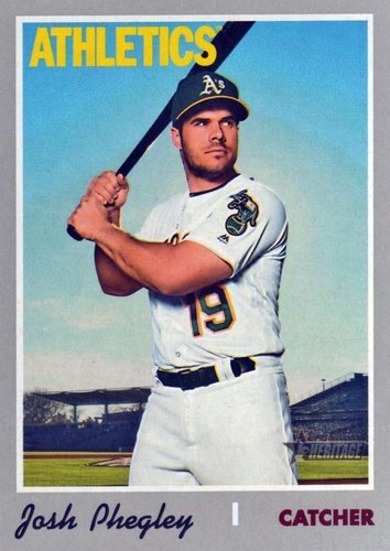 #570 Josh Phegley - Oakland Athletics - 2019 Topps Heritage Baseball