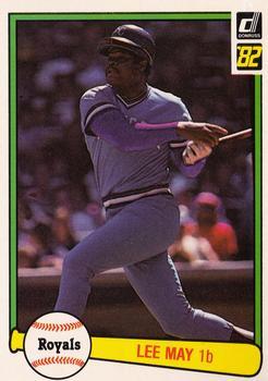 #570 Lee May - Kansas City Royals - 1982 Donruss Baseball