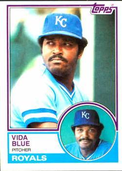 #570 Vida Blue - Kansas City Royals - 1983 Topps Baseball