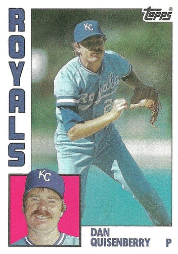 #570 Dan Quisenberry - Kansas City Royals - 1984 Topps Baseball