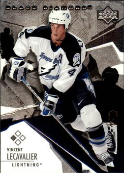 #4 Vincent Lecavalier - Tampa Bay Lightning - 2003-04 Upper Deck Black Diamond Hockey