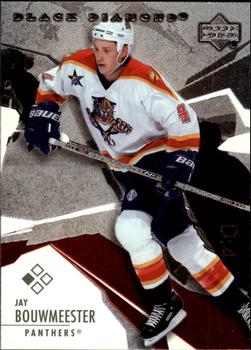 #20 Jay Bouwmeester - Florida Panthers - 2003-04 Upper Deck Black Diamond Hockey