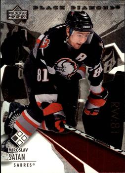 #23 Miroslav Satan - Buffalo Sabres - 2003-04 Upper Deck Black Diamond Hockey