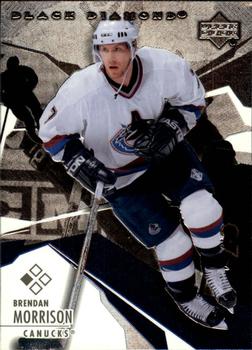 #30 Brendan Morrison - Vancouver Canucks - 2003-04 Upper Deck Black Diamond Hockey