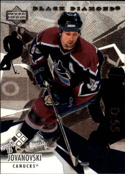 #35 Ed Jovanovski - Vancouver Canucks - 2003-04 Upper Deck Black Diamond Hockey