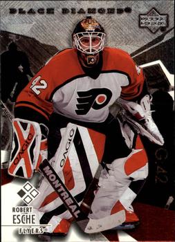 #37 Robert Esche - Philadelphia Flyers - 2003-04 Upper Deck Black Diamond Hockey