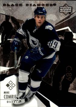 #40 Mike Comrie - Edmonton Oilers - 2003-04 Upper Deck Black Diamond Hockey