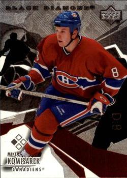 #49 Mike Komisarek - Montreal Canadiens - 2003-04 Upper Deck Black Diamond Hockey