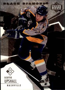 #53 Scottie Upshall - Nashville Predators - 2003-04 Upper Deck Black Diamond Hockey