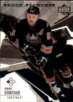 #55 Sergei Gonchar - Washington Capitals - 2003-04 Upper Deck Black Diamond Hockey