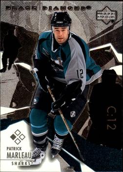 #62 Patrick Marleau - San Jose Sharks - 2003-04 Upper Deck Black Diamond Hockey