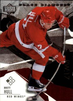 #64 Brett Hull - Detroit Red Wings - 2003-04 Upper Deck Black Diamond Hockey